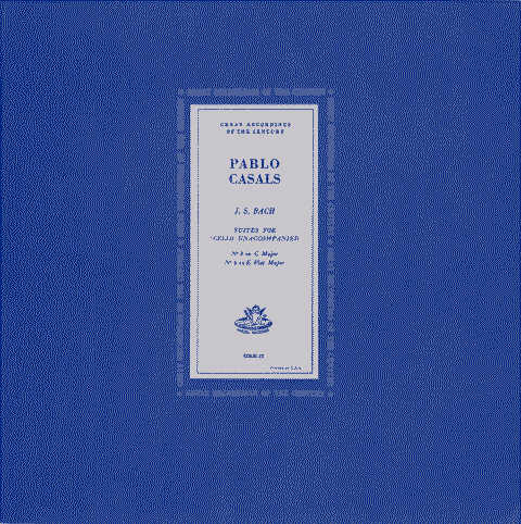Suites For ’Cello Unaccompanied: No. 3 In C Major / No. 4 In E Flat Major